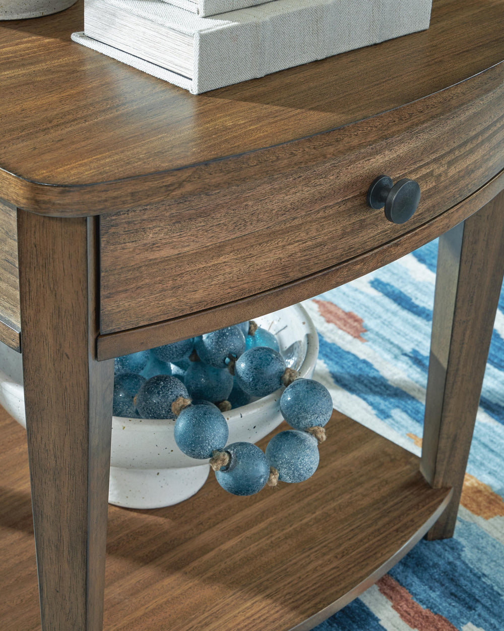 Burkbyer End Table - Light Brown (6)