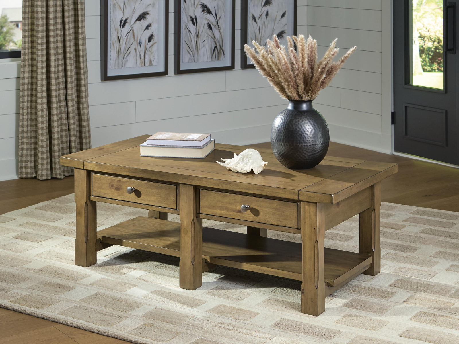 Vandenmore Coffee Table - Light Brown (2)