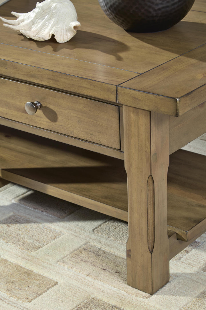 Vandenmore Coffee Table - Light Brown (7)