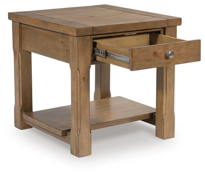 Vandenmore End Table - Light Brown (3)