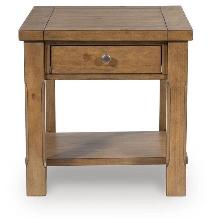 Vandenmore End Table - Light Brown (4)