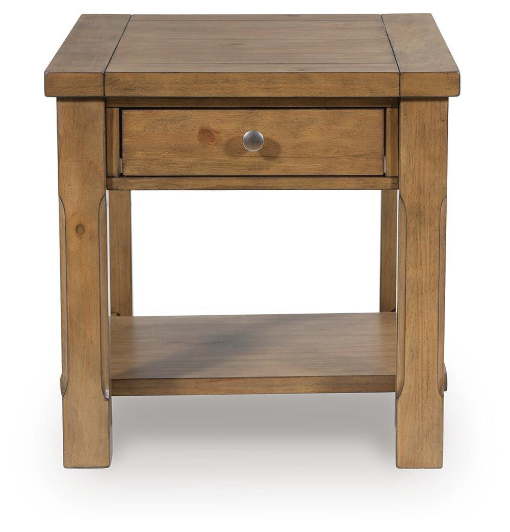 Vandenmore End Table - Light Brown (4)