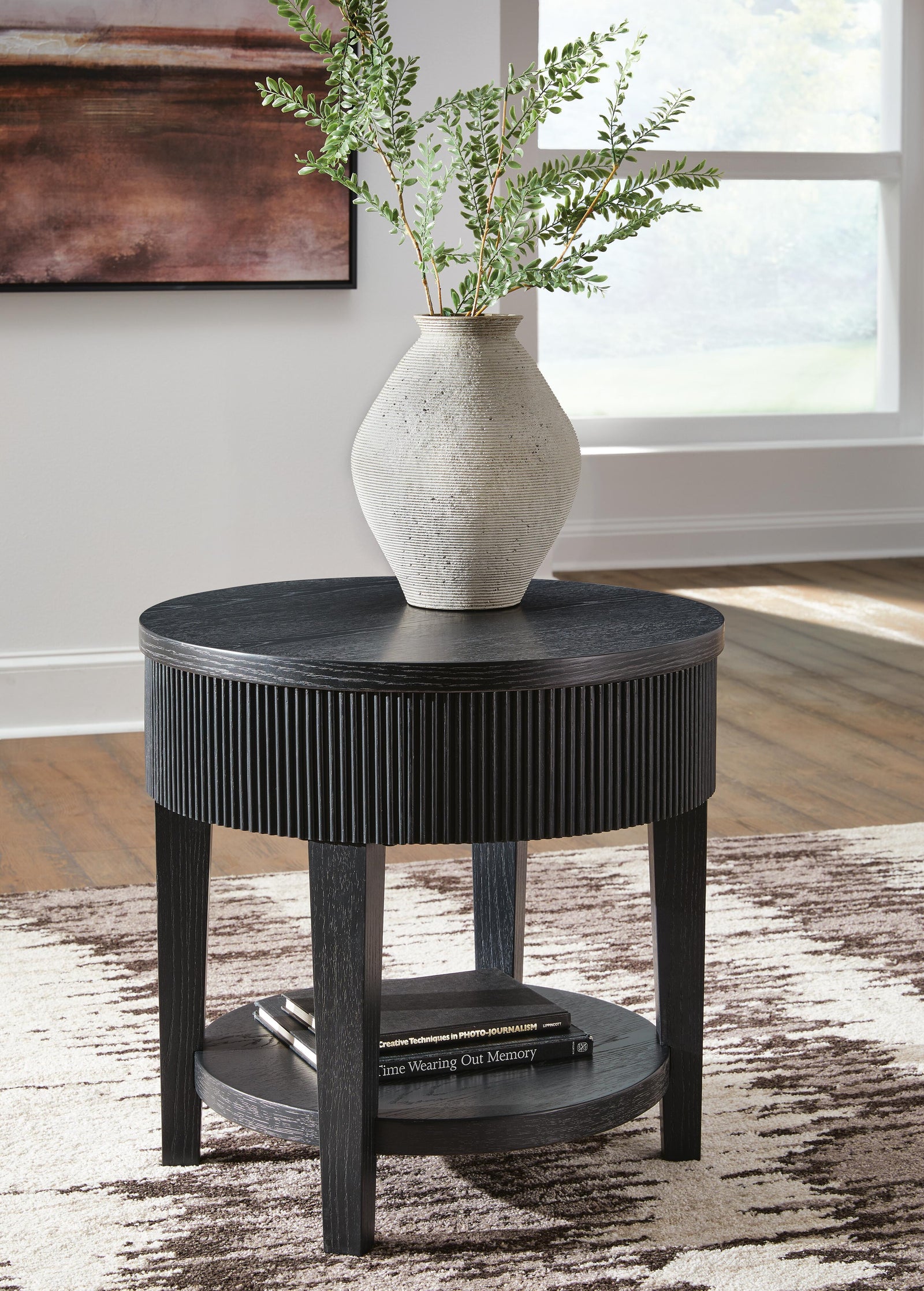 Marstream End Table - Black (2)