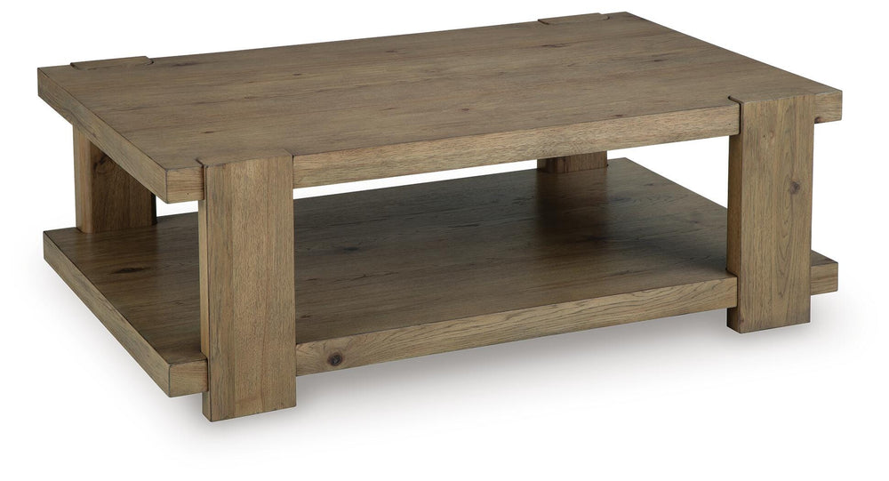 Flangren Coffee Table - Light Brown (4)