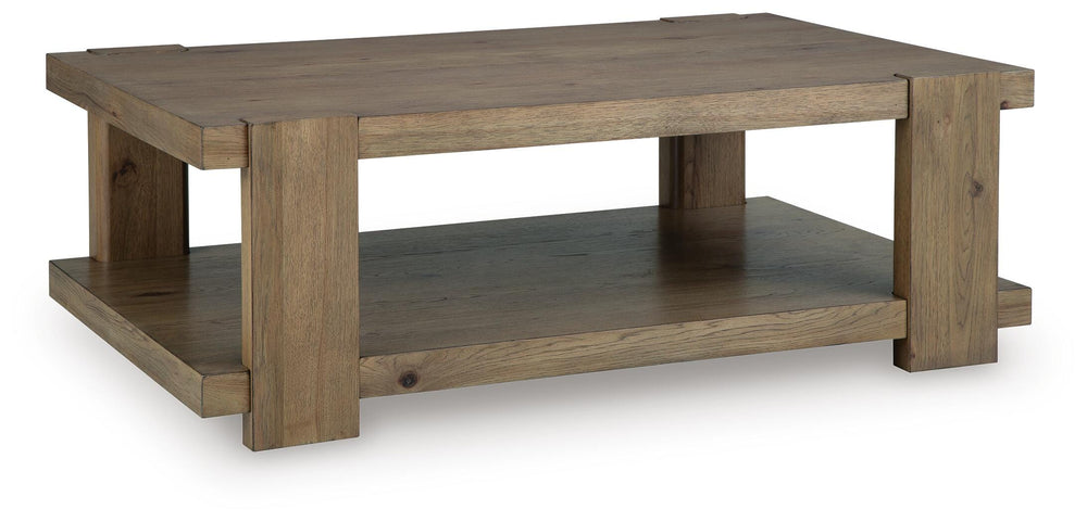 Flangren Coffee Table - Light Brown (1)