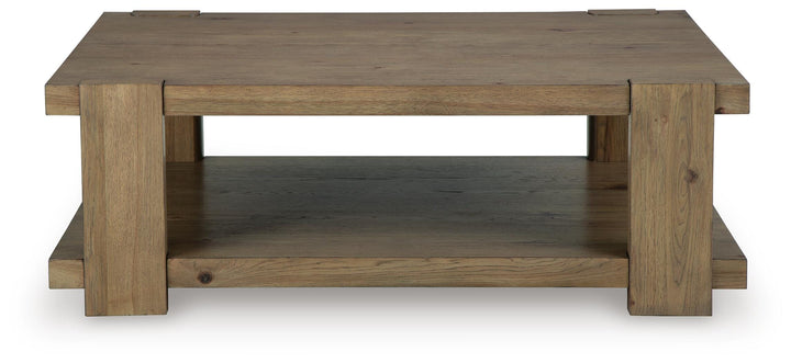 Flangren Coffee Table - Light Brown (3)