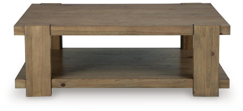 Flangren Coffee Table - Light Brown (3)