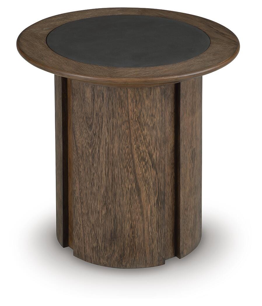 Dontayne End Table - Warm Brown (3)