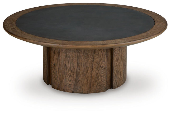 Dontayne Coffee Table - Warm Brown (3)