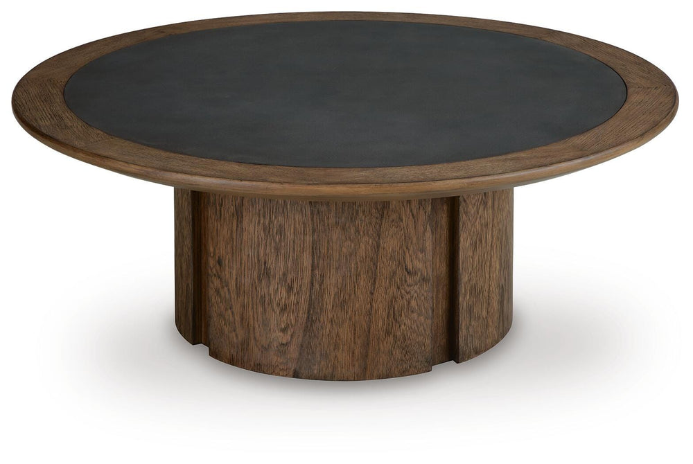 Dontayne Coffee Table - Warm Brown (3)