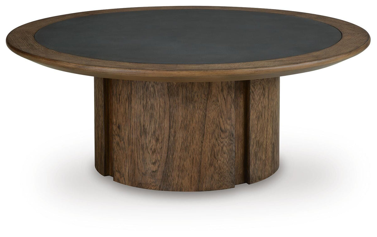 Dontayne Coffee Table - Warm Brown (1)