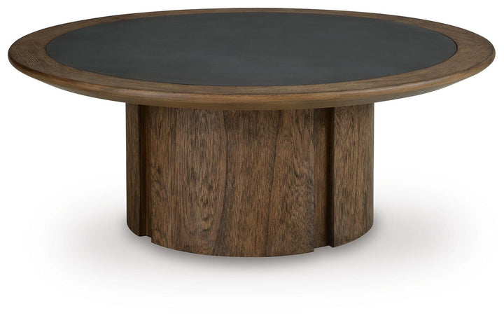 Dontayne Coffee Table - Warm Brown (1)