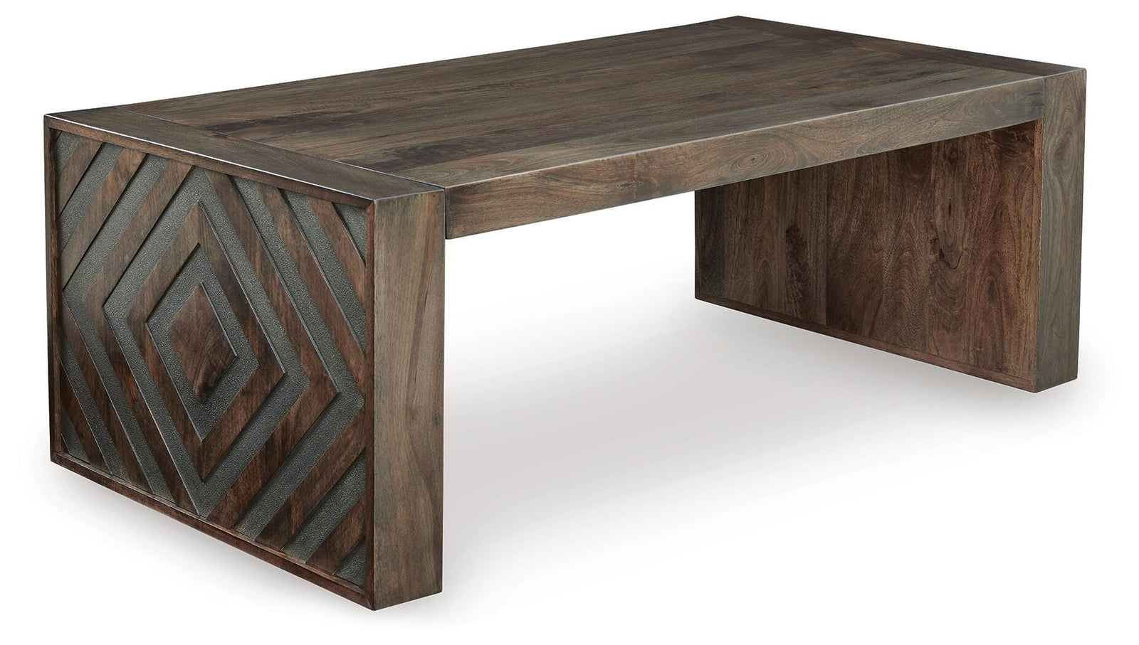Dreggan Coffee Table - Dark Brown (1)