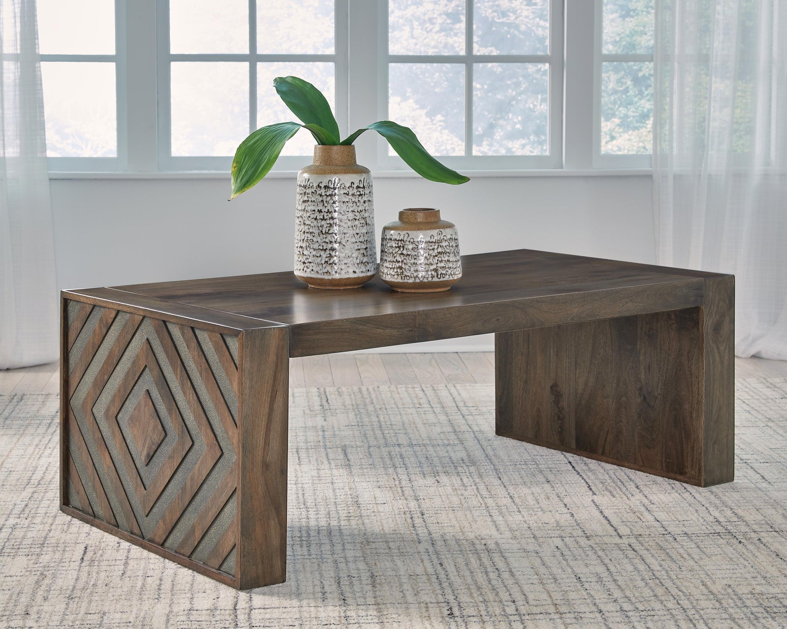 Dreggan Coffee Table - Dark Brown (2)