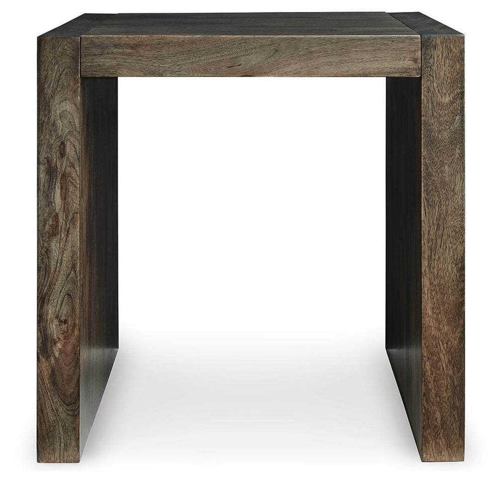 Dreggan End Table - Dark Brown (3)