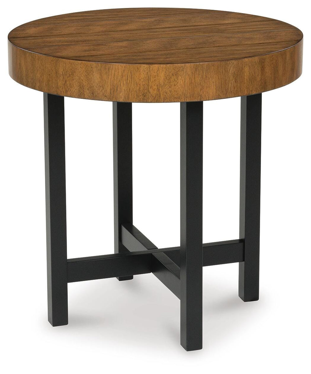 Steenlage Table (Set of 2) - Dark Brown (3)