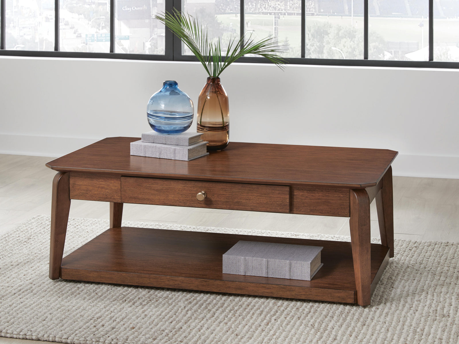 Trenmour Coffee Table - Light Brown (2)