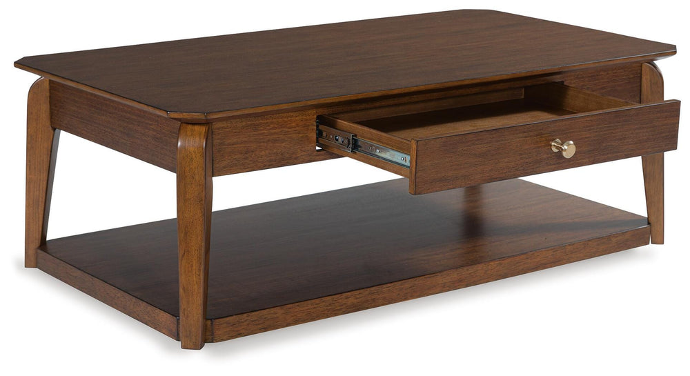 Trenmour Coffee Table - Light Brown (3)