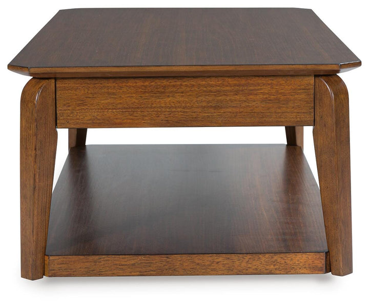 Trenmour Coffee Table - Light Brown (5)