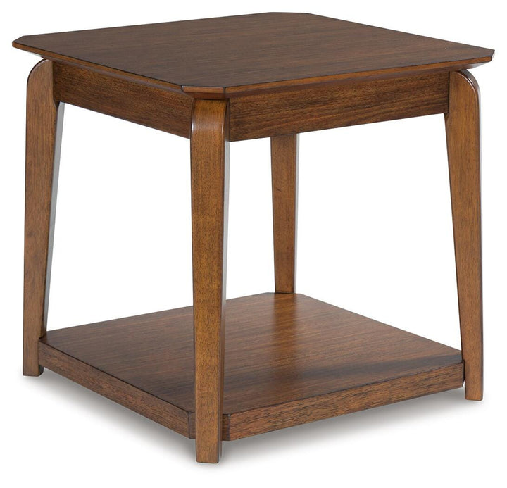 Trenmour End Table - Light Brown (1)