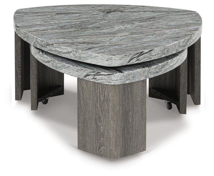 Surmour Stacked Coffee Table - Gray (3)