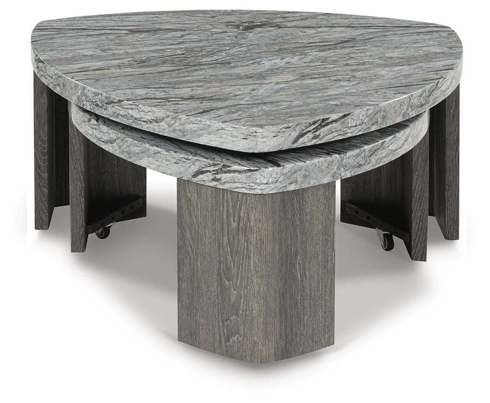 Surmour Stacked Coffee Table - Gray (3)