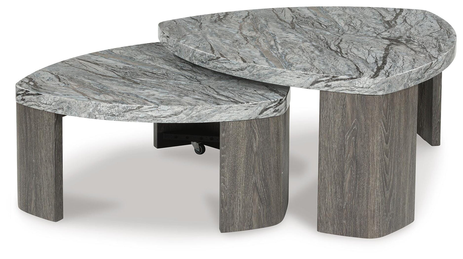 Surmour Stacked Coffee Table - Gray (1)