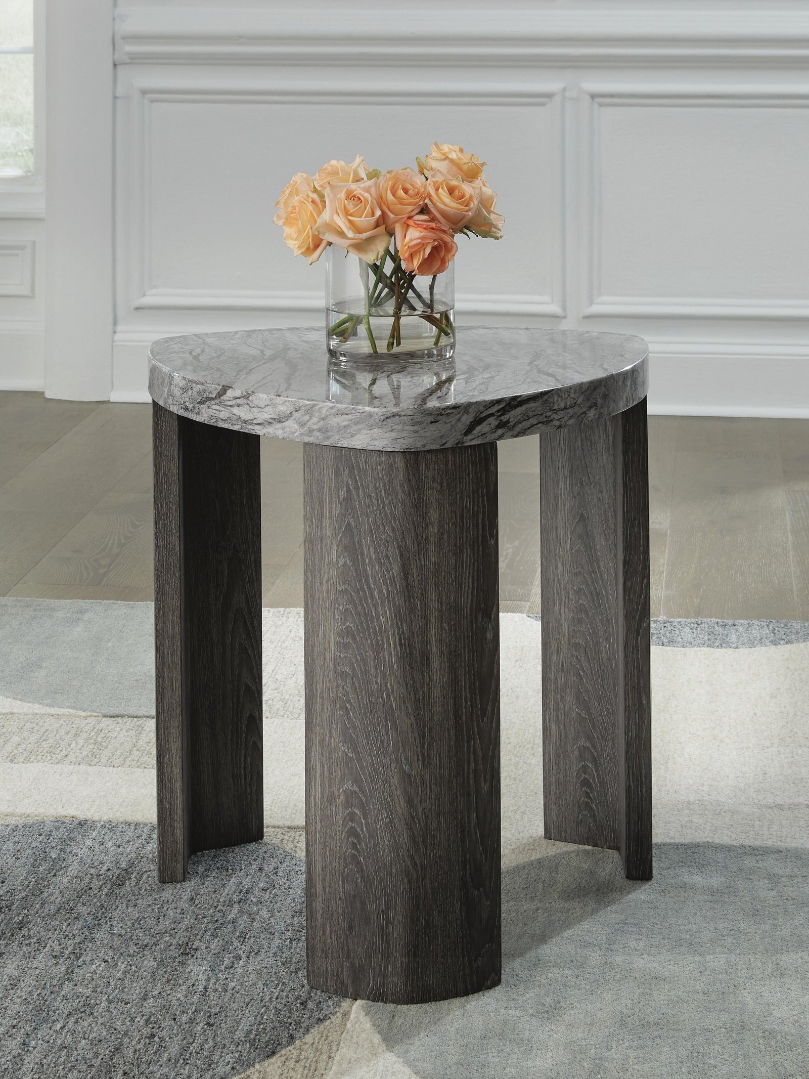 Surmour End Table - Gray (2)