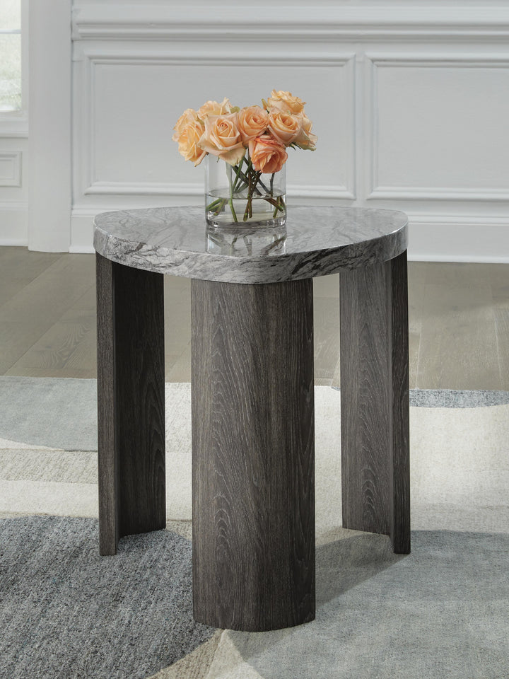 Surmour End Table - Gray (2)