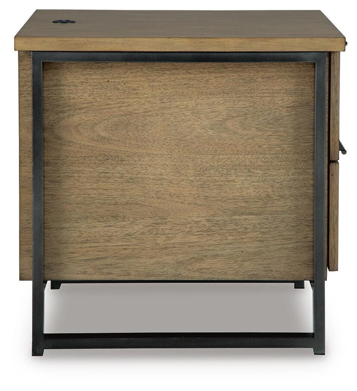Montia End Table - Light Brown (5)