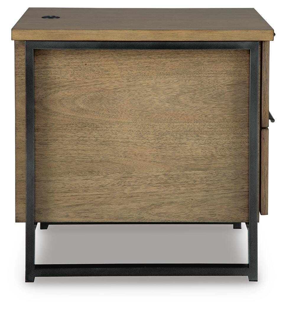 Montia End Table - Light Brown (5)