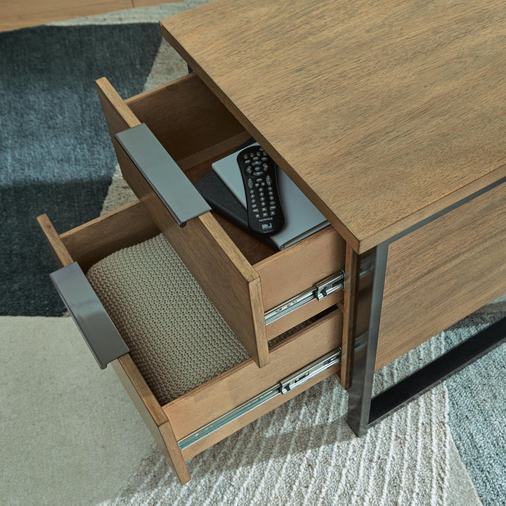 Montia End Table - Light Brown (7)