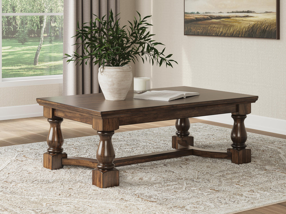 Sturlayne Coffee Table - Dark Brown (6)
