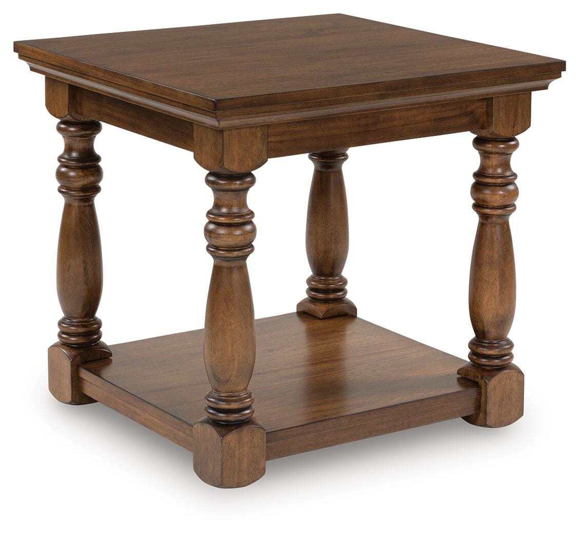 Sturlayne End Table - Dark Brown (1)