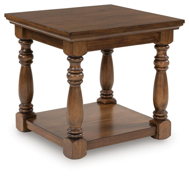 Sturlayne End Table - Dark Brown (1)