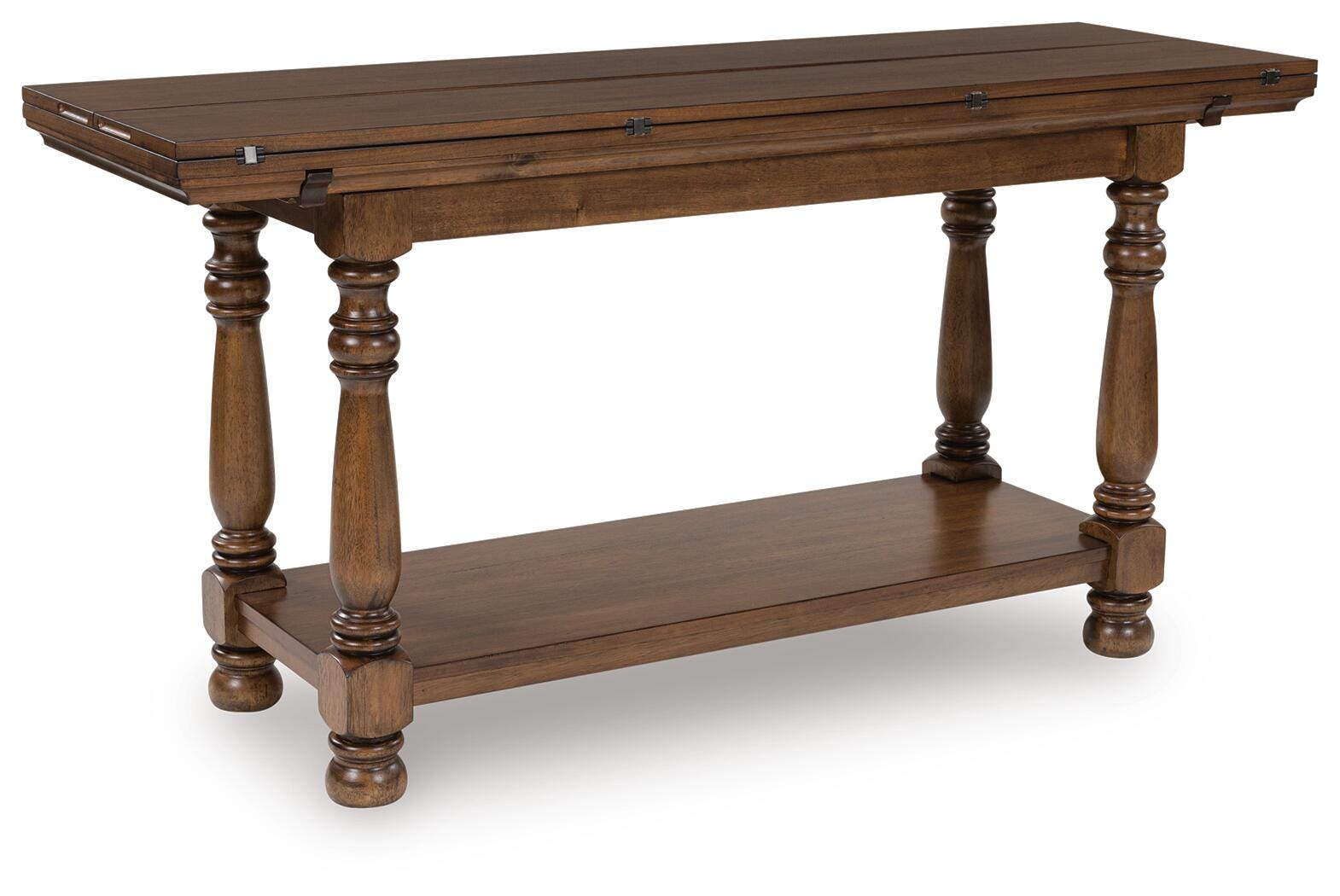 Sturlayne Flip Top Sofa Table - Dark Brown (1)