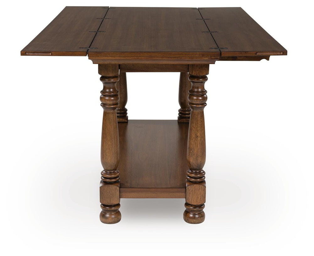 Sturlayne Flip Top Sofa Table - Dark Brown (6)