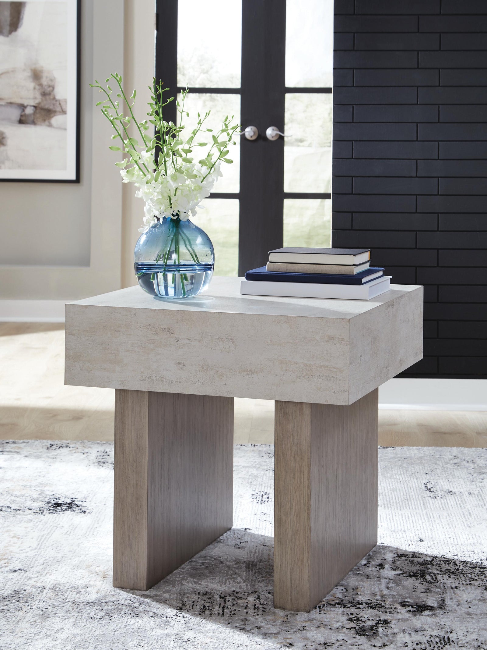 Jorlaina End Table - Beige (2)