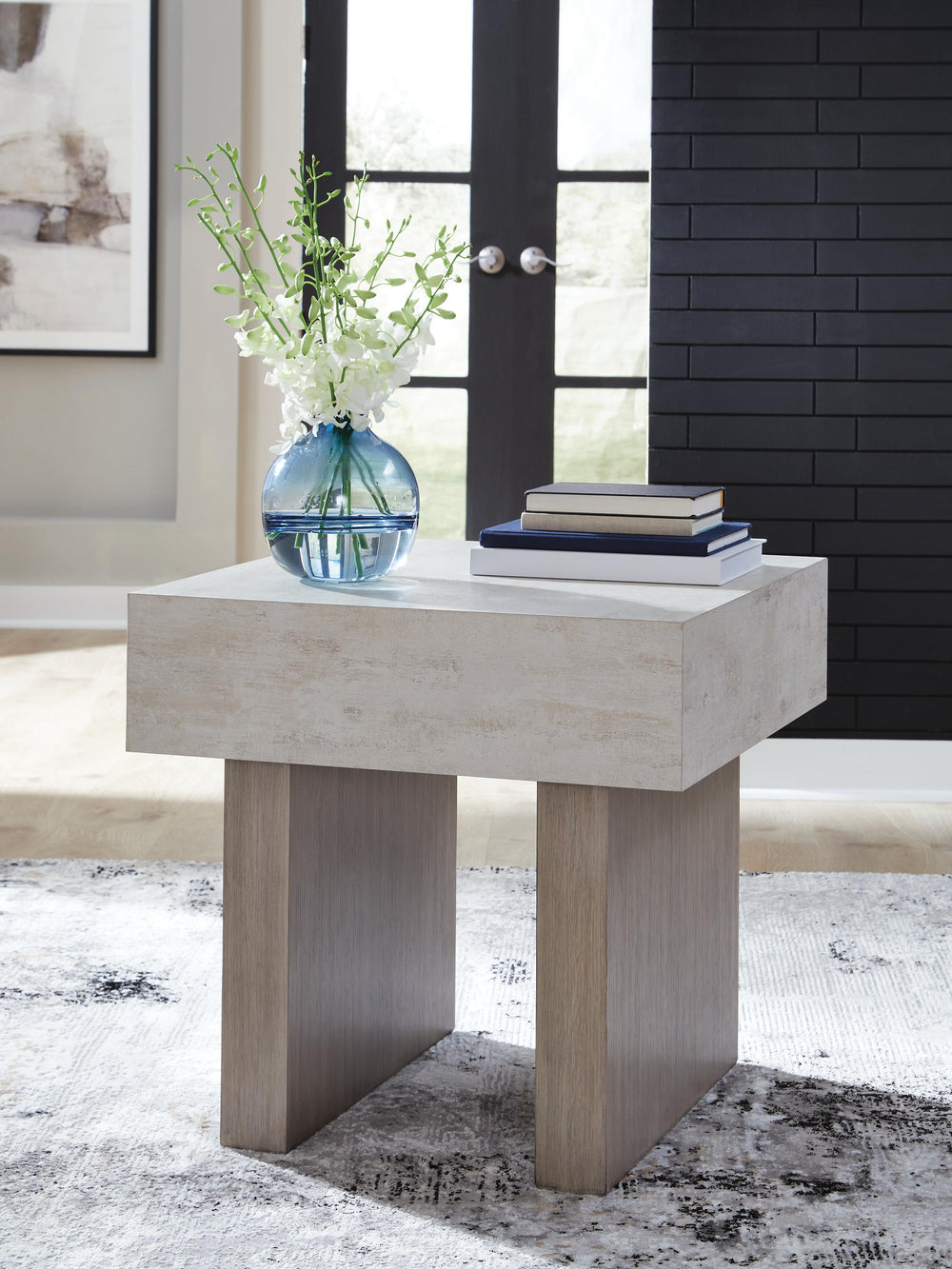Jorlaina End Table - Beige (2)