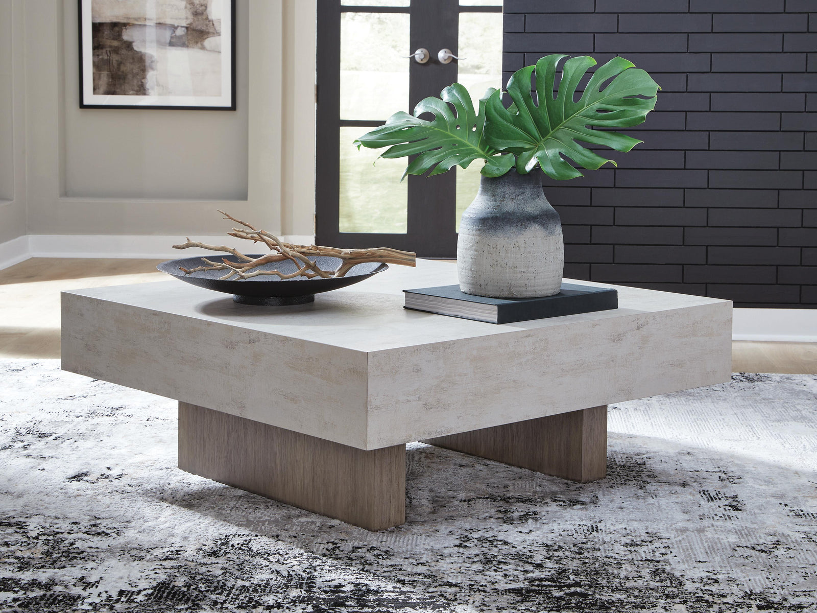 Jorlaina Coffee Table - Beige (2)