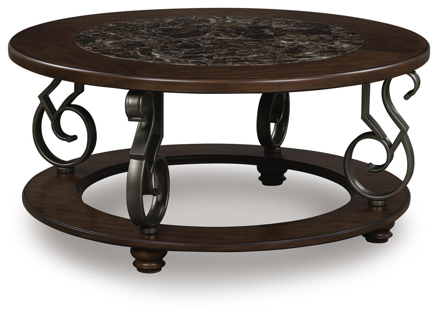 Frallyn Coffee Table - Dark Brown (1)