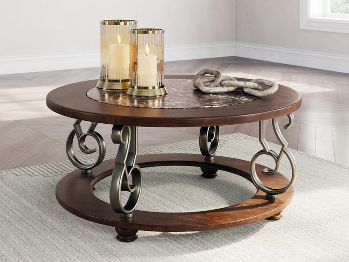Frallyn Coffee Table - Dark Brown (2)