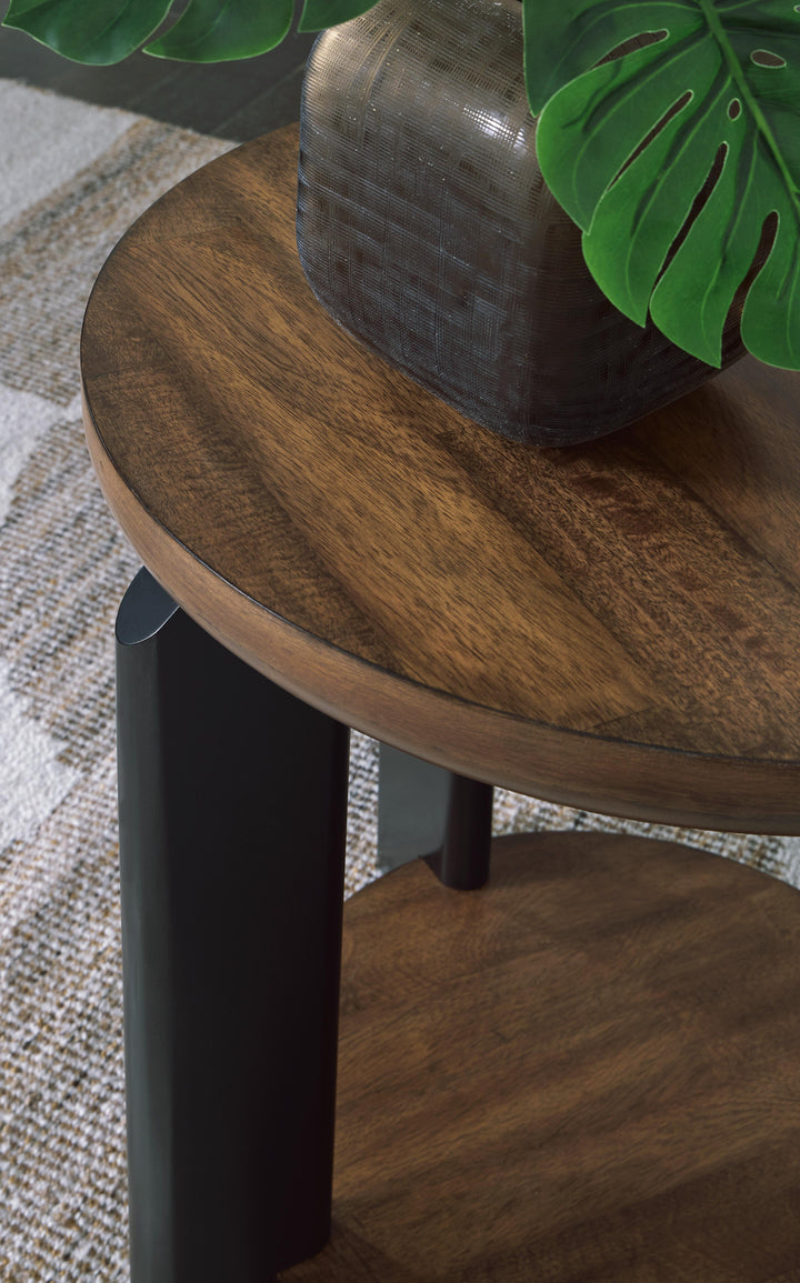 Kraeburn End Table - Dark Brown (6)