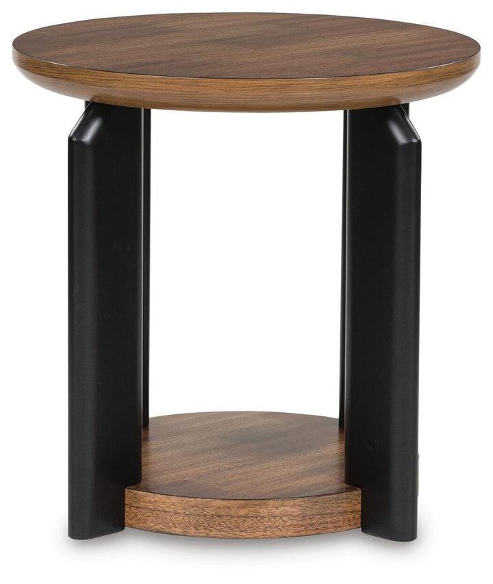 Kraeburn End Table - Dark Brown (4)