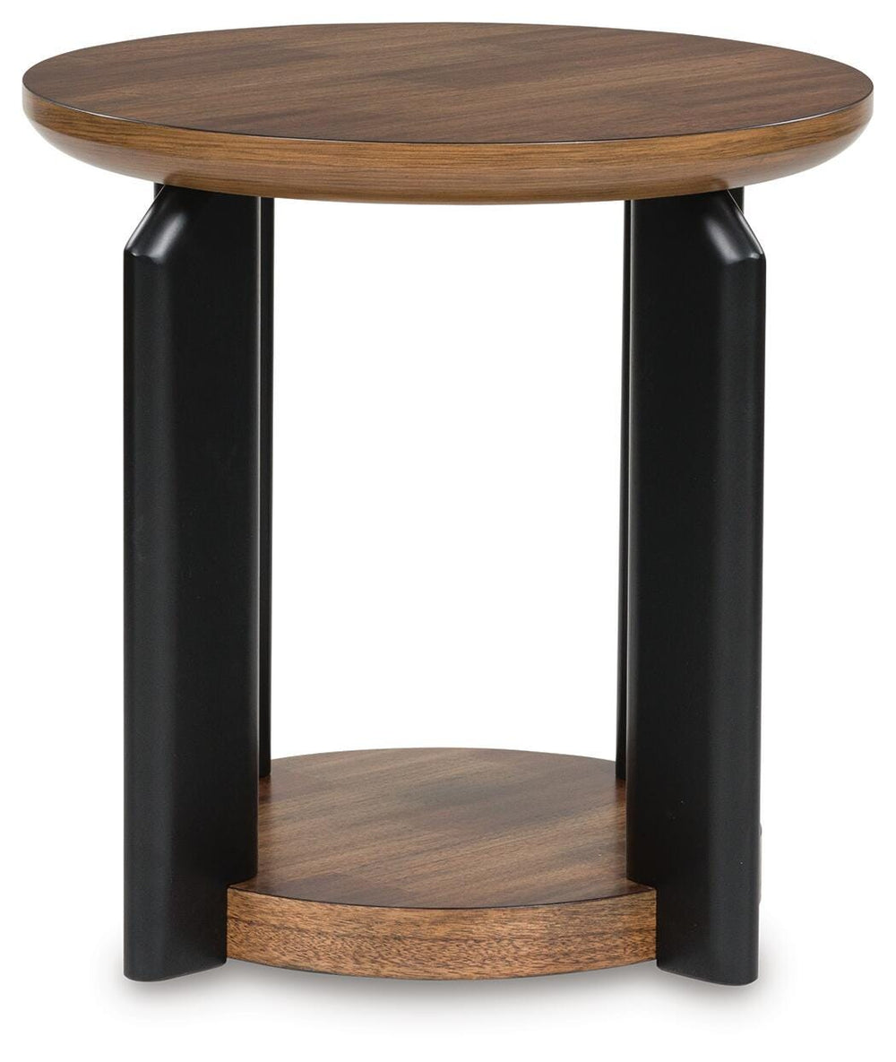 Kraeburn End Table - Dark Brown (4)
