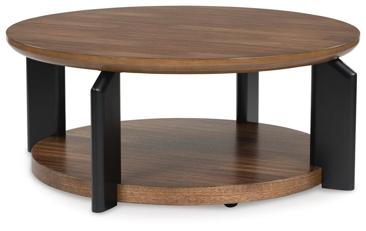 Kraeburn Coffee Table - Dark Brown (1)
