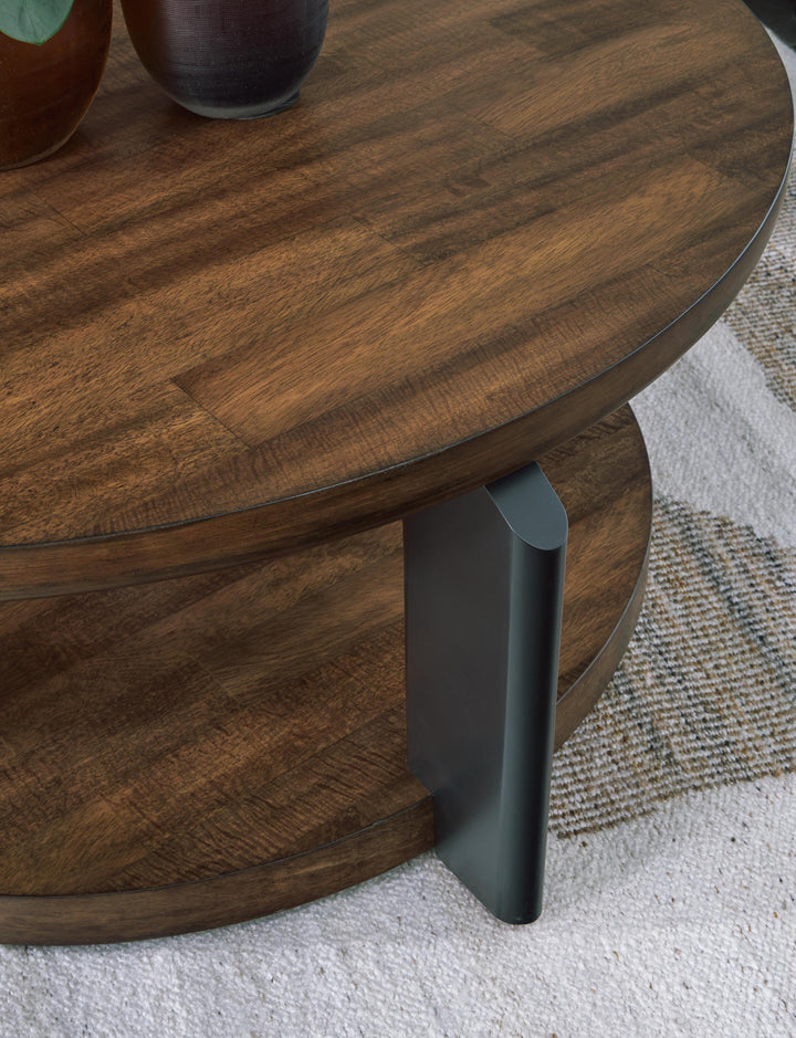Kraeburn Coffee Table - Dark Brown (6)