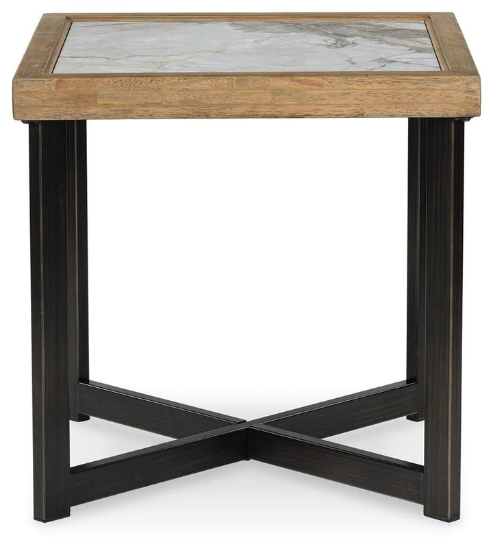 Montia End Table - Light Brown (4)
