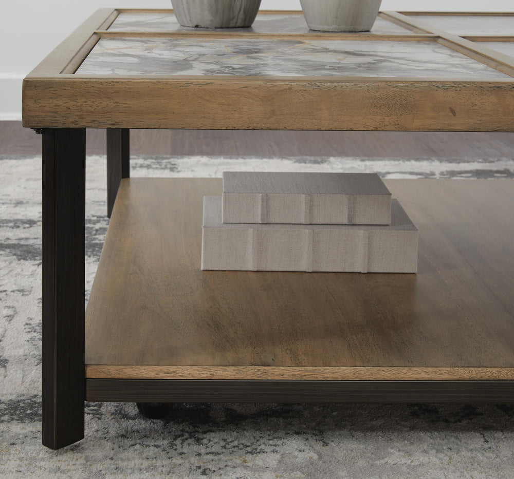Montia Coffee Table - Light Brown (9)
