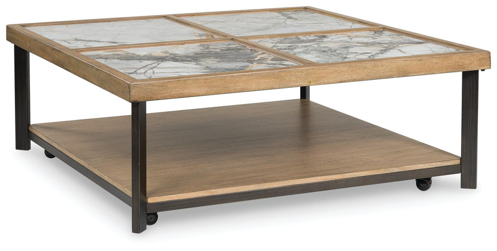 Montia Coffee Table - Light Brown (1)
